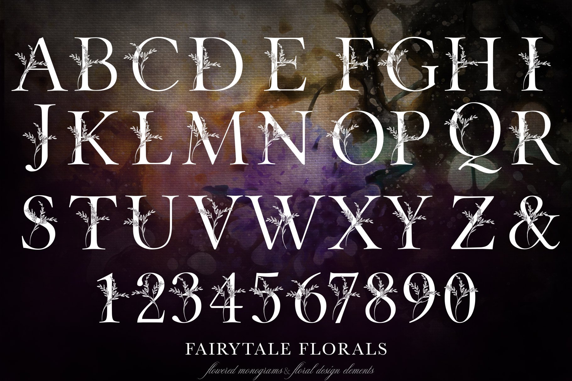 Fairytale Florals Monogram Set
