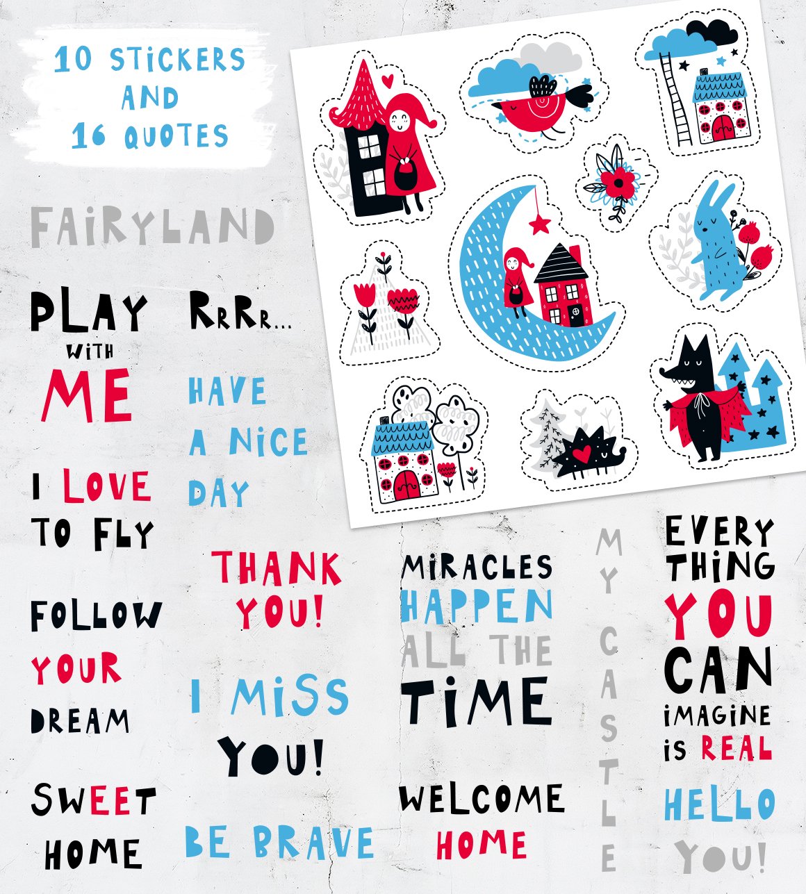 Fairytale Time - Clipart Collection
