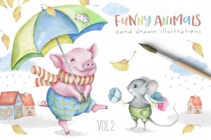 Funny Animals Kit Volume 2