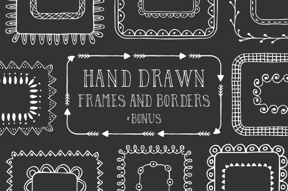 Hand Drawn Frames & Borders