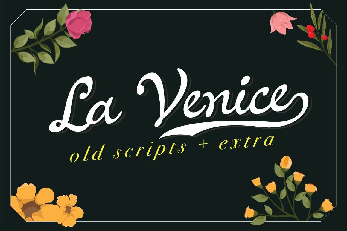 La Venice - Old Scripts Vintage Look