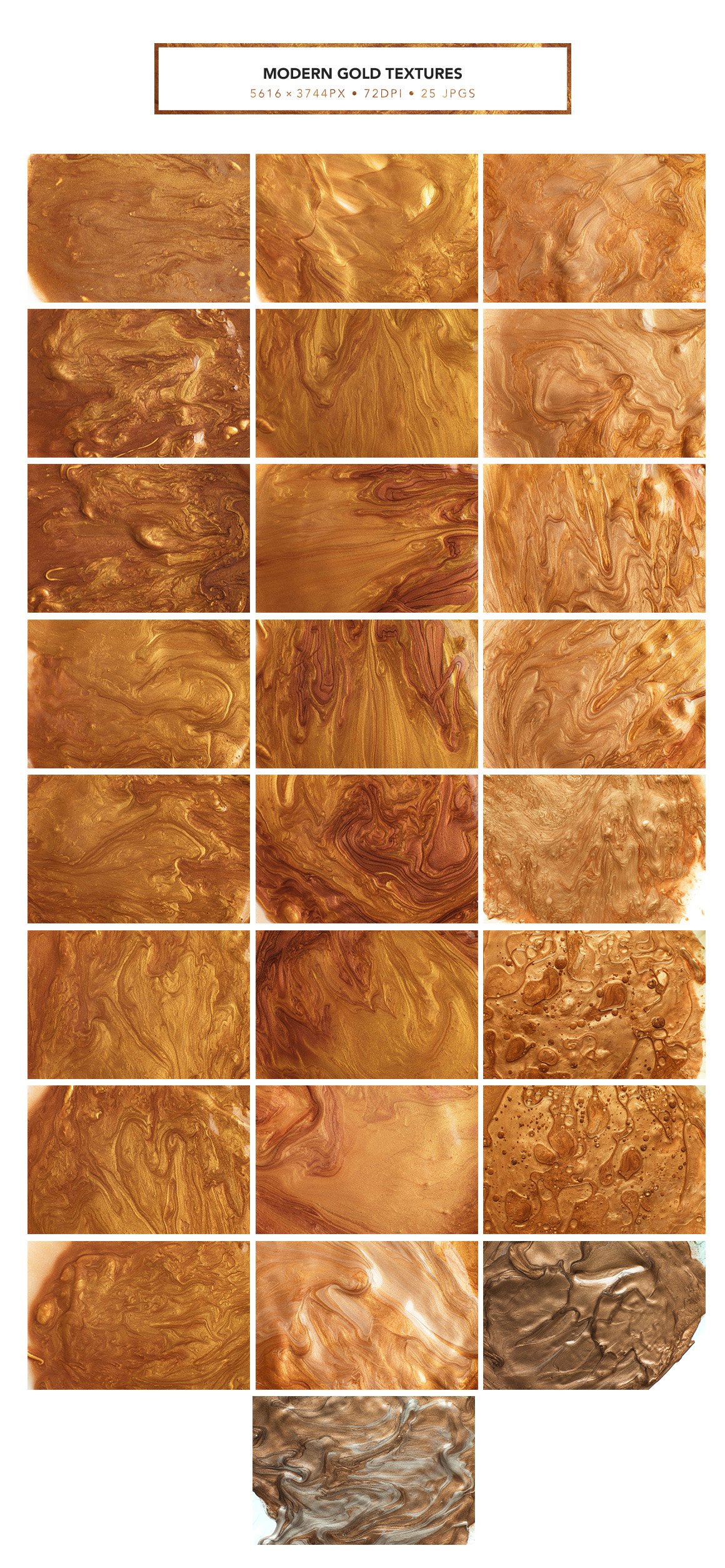 Modern Marble Gold Textures (Vol. 5)