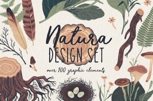 Natura Graphic Elements Pack