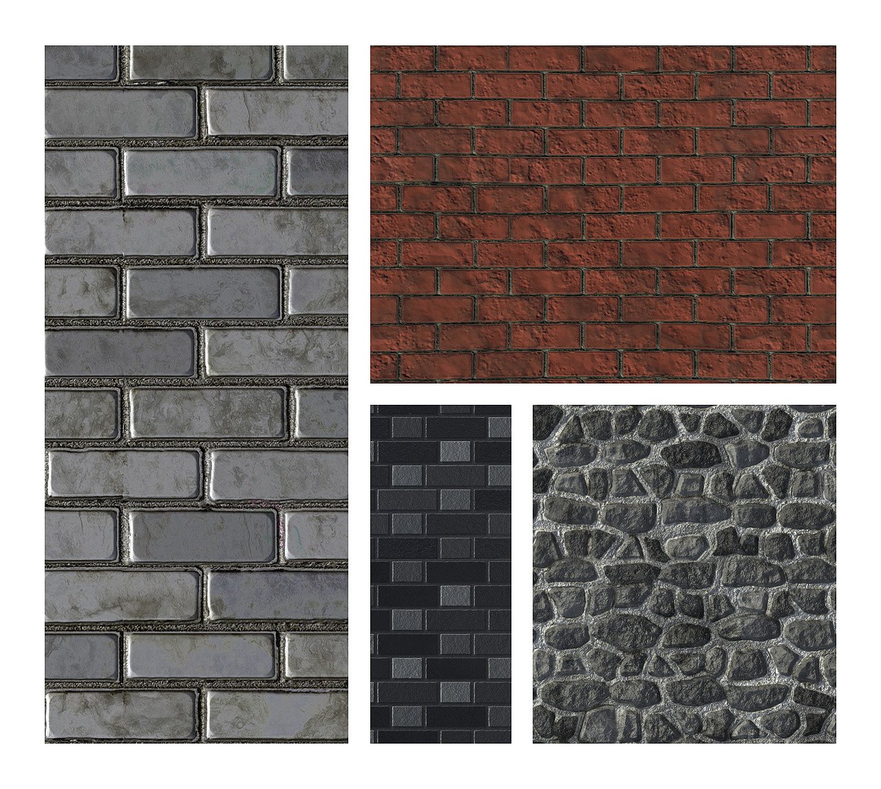 Stone & Brick Patterns for Photoshop