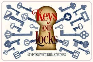Vintage Keys and Locks