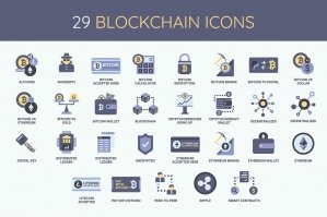 29 Blockchain Icons