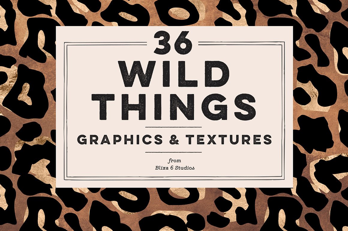 36 Wild Things: Golden Animal Prints