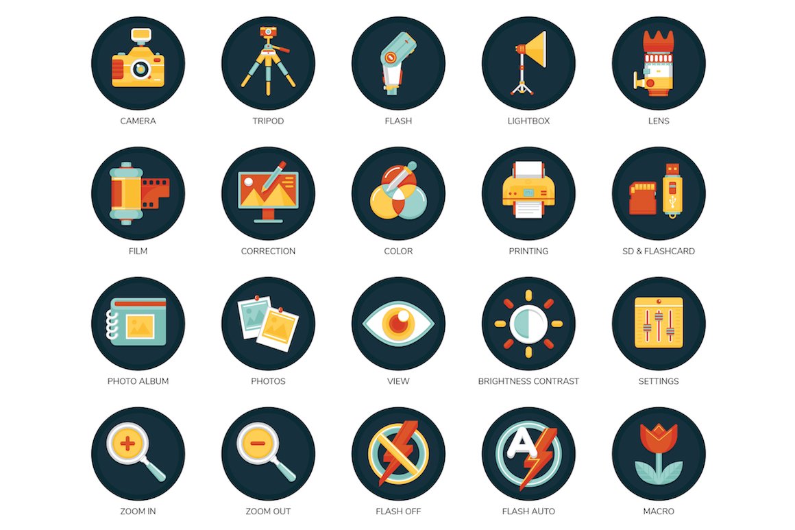 40 Photography Icons