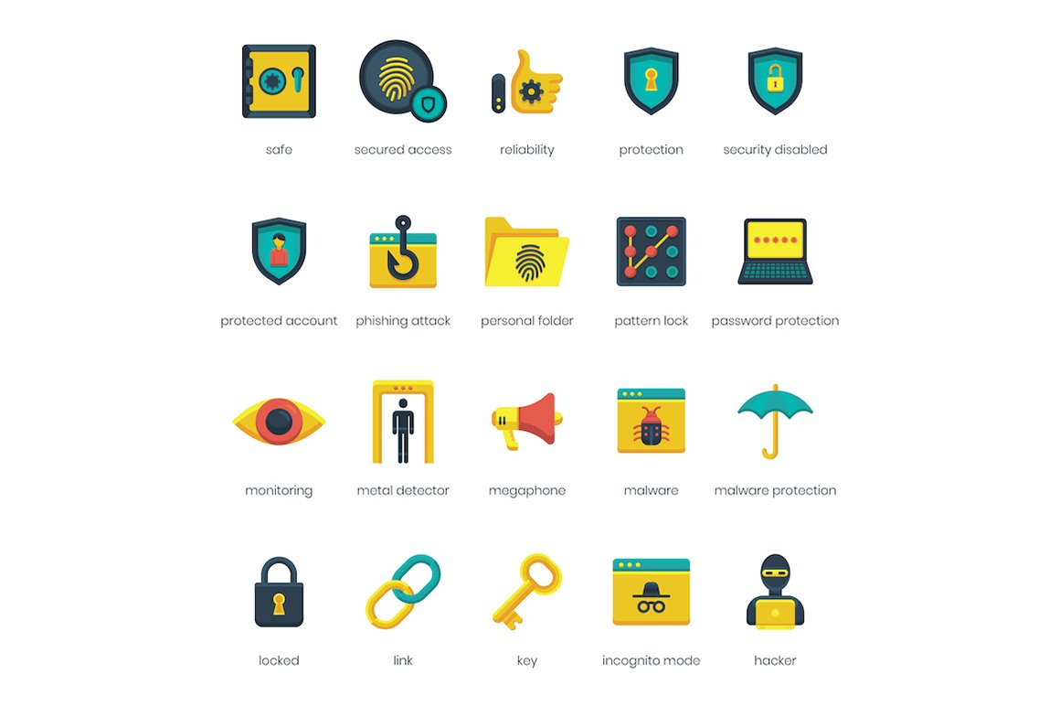 60 Security Icons