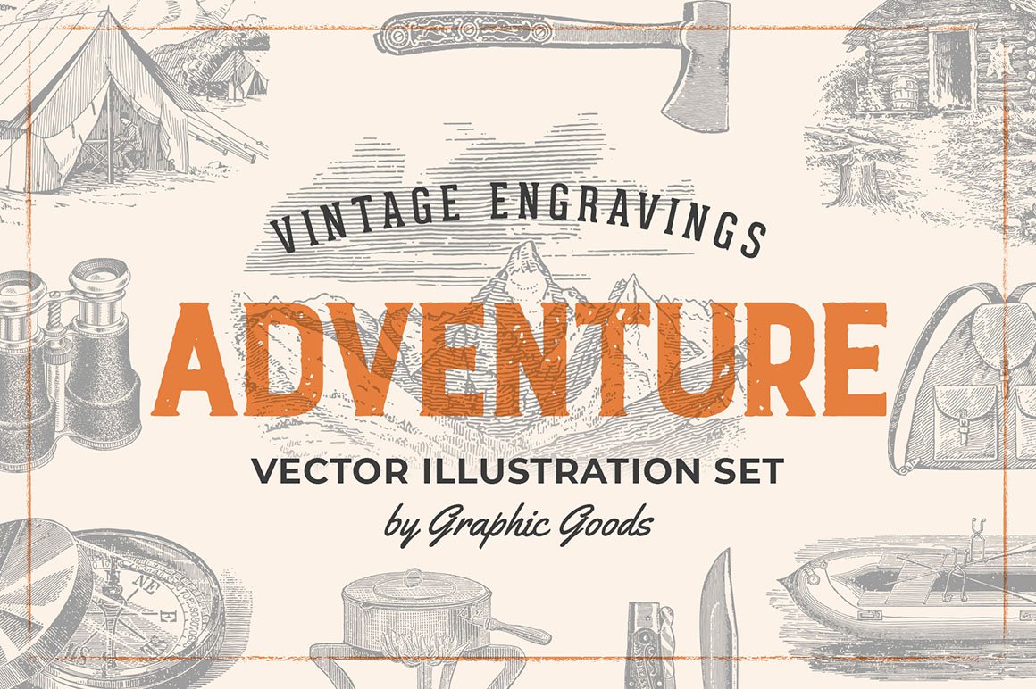 Adventure - Vintage Engraving Illustrations
