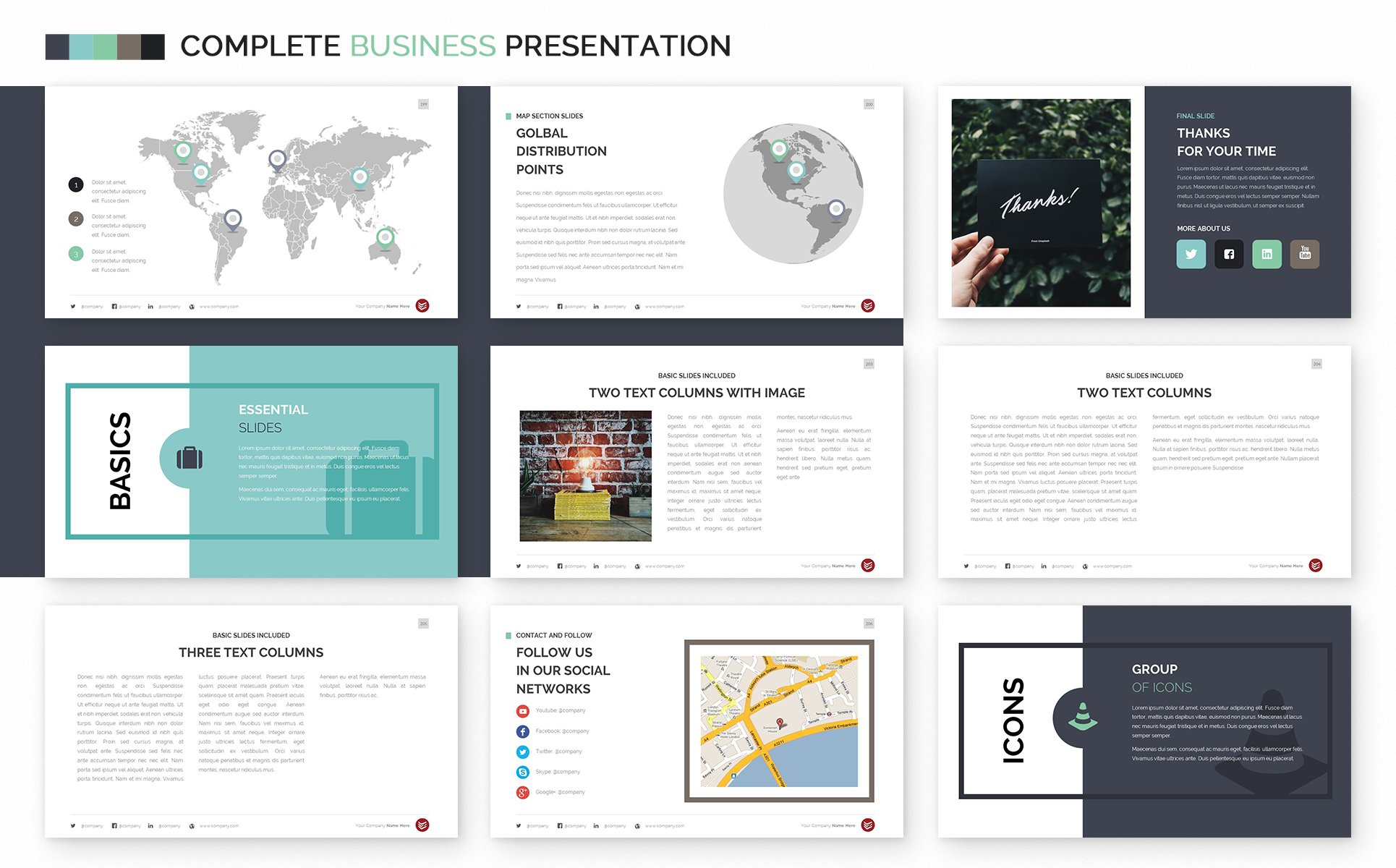 Complete Business Powerpoint Template
