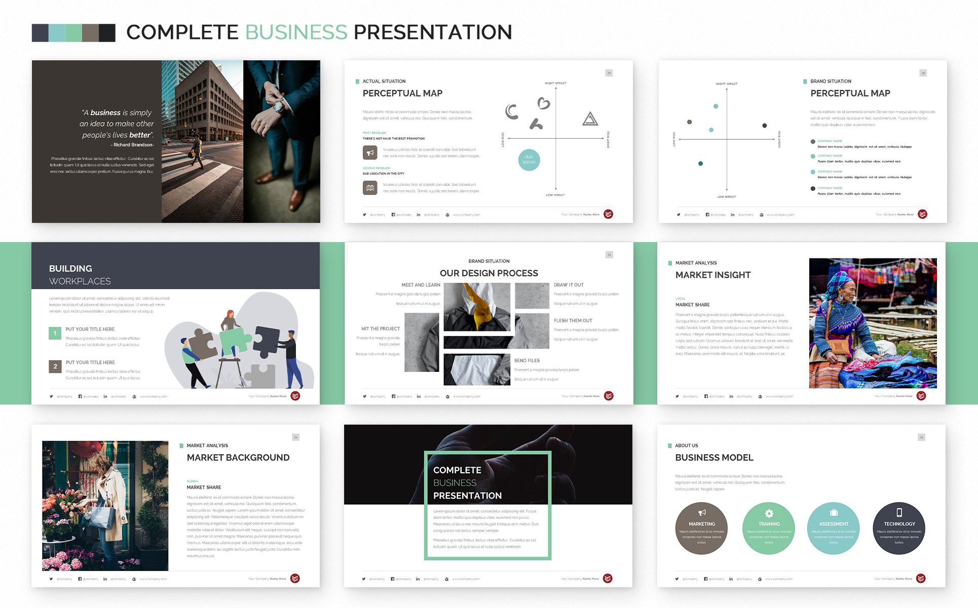 Complete Business Powerpoint Template