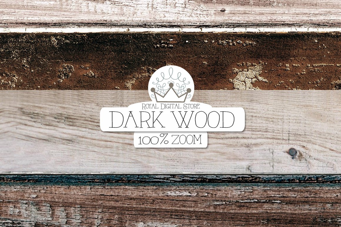 Dark Wood Digital Textures Paper Pack