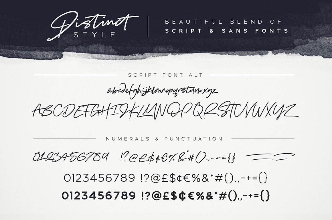 Distinct Style Font Duo