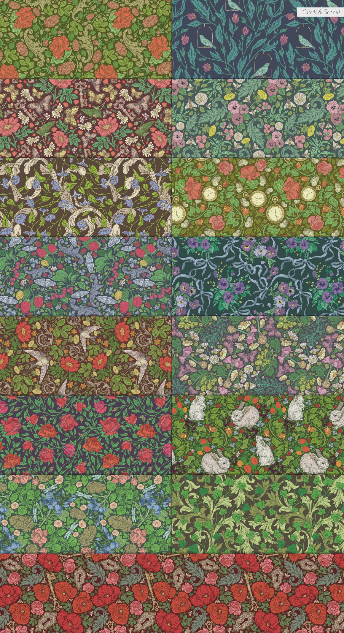 English Backyard Patterns
