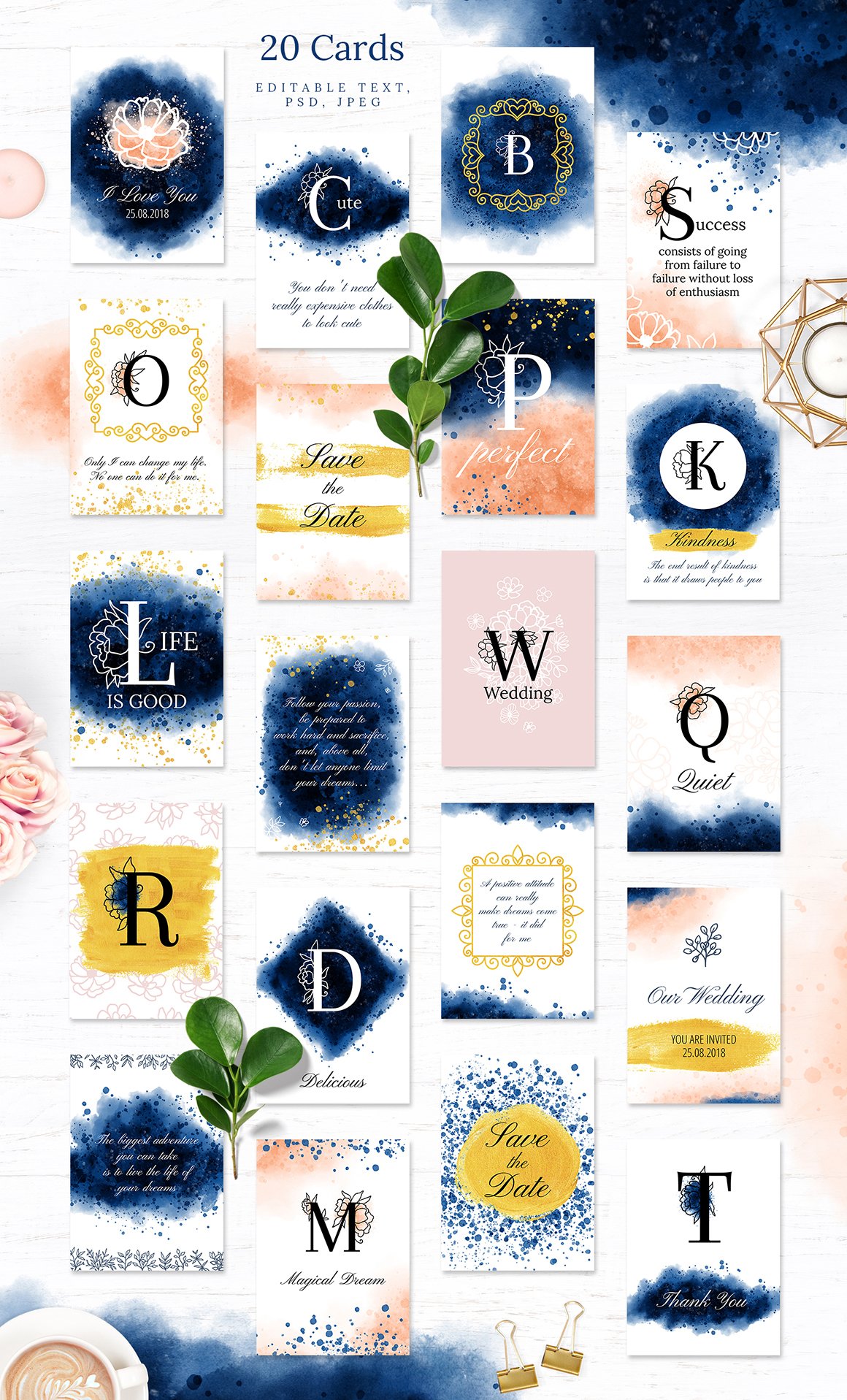 Floral & Watercolor Collection