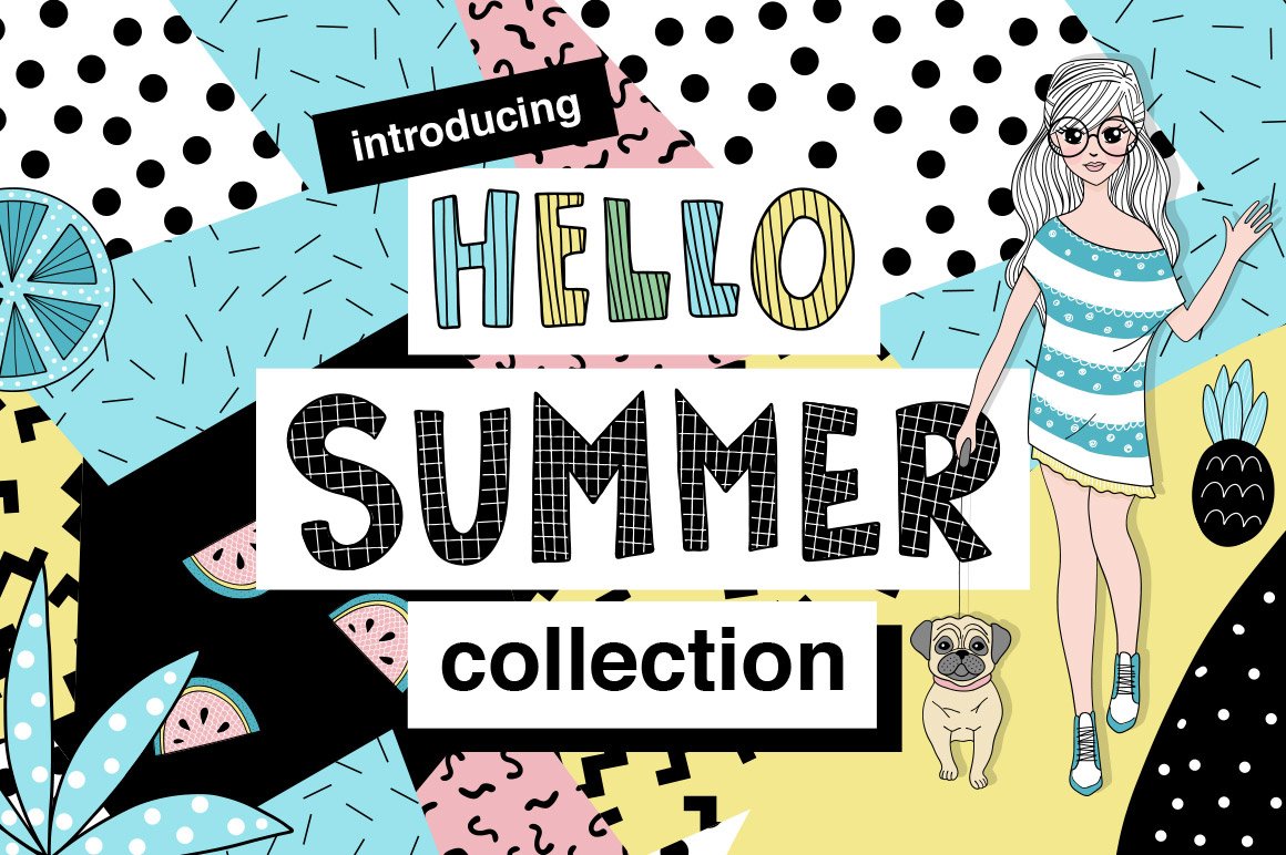 Hello Summer - Doodle Collection