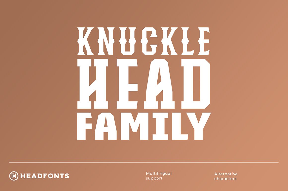 Knucklehead Typeface