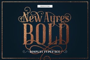 New Ayres Bold Typeface