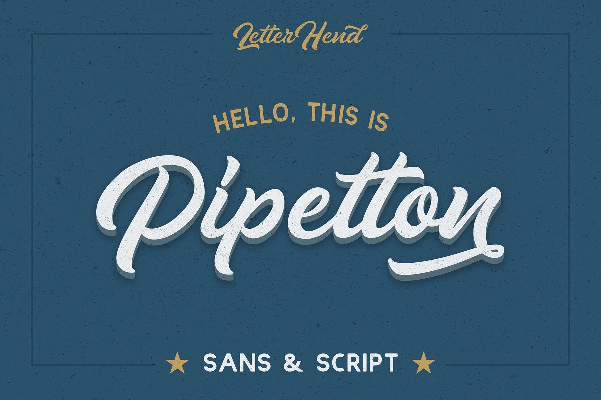 Pipetton - Font Duo