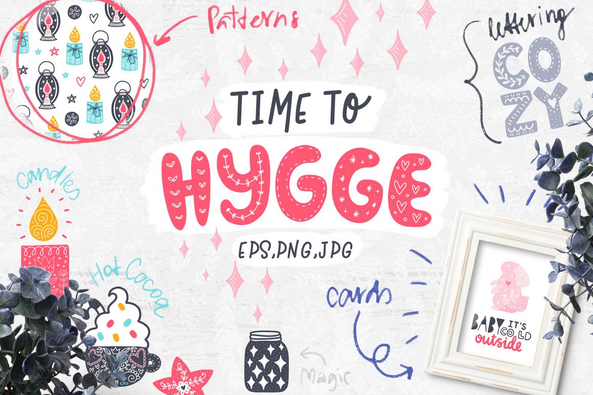 Time to Hygge - Clipart Collection