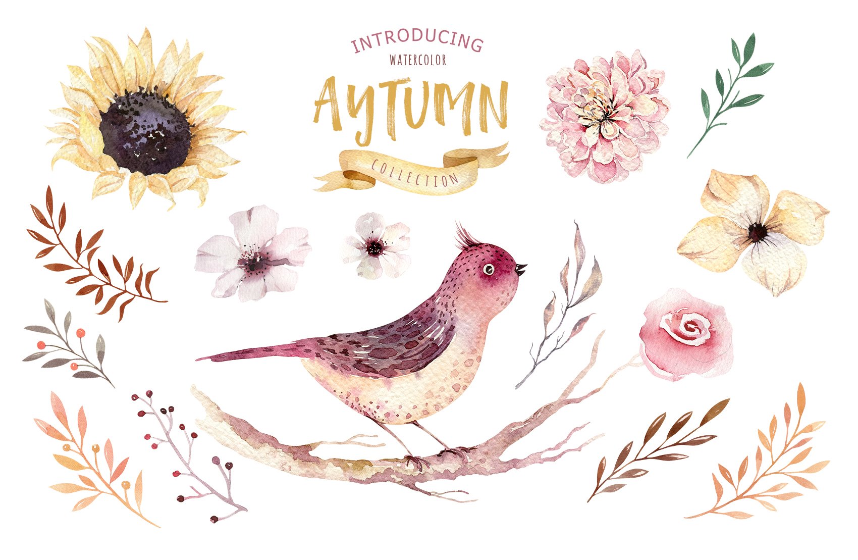 Watercolor Autumn Mood vol3