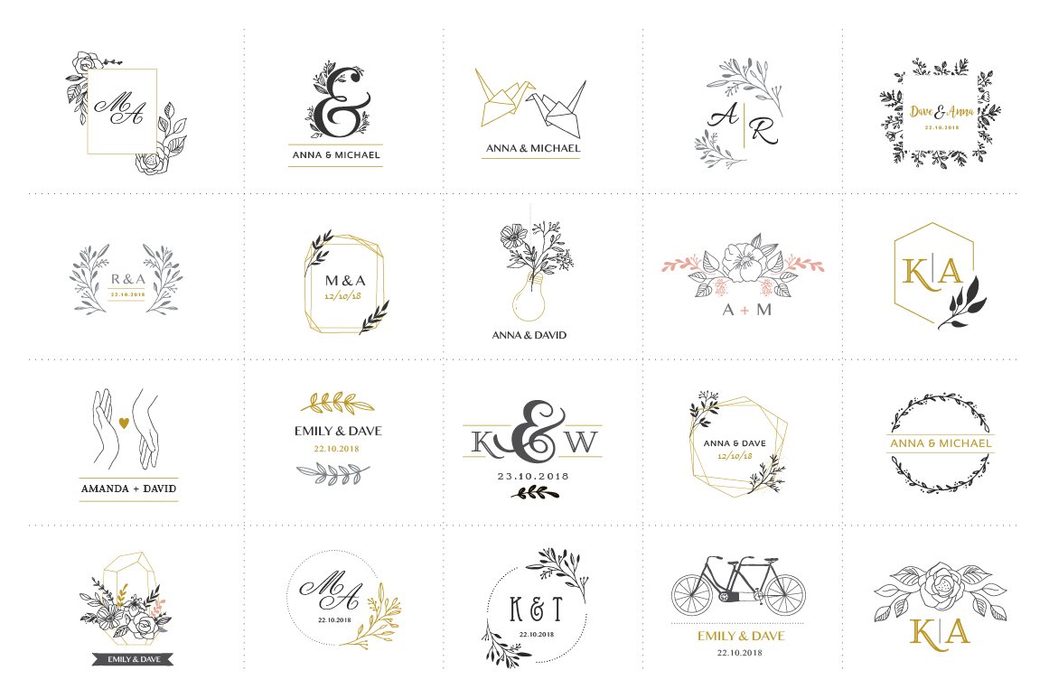 Wedding Boutique - Premade Logos