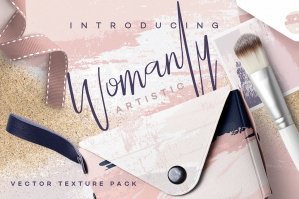 Womanly - Artistic Vector Textures