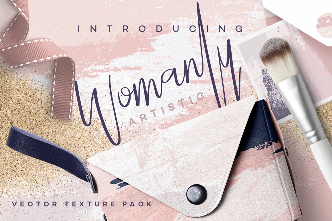 Womanly- Artistic Vector Textures
