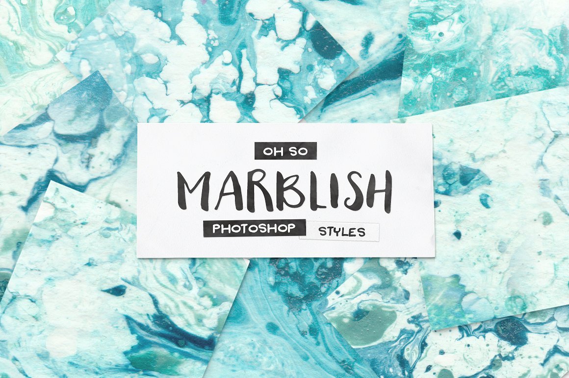 100 Photoshop Marble Paper Layer Styles