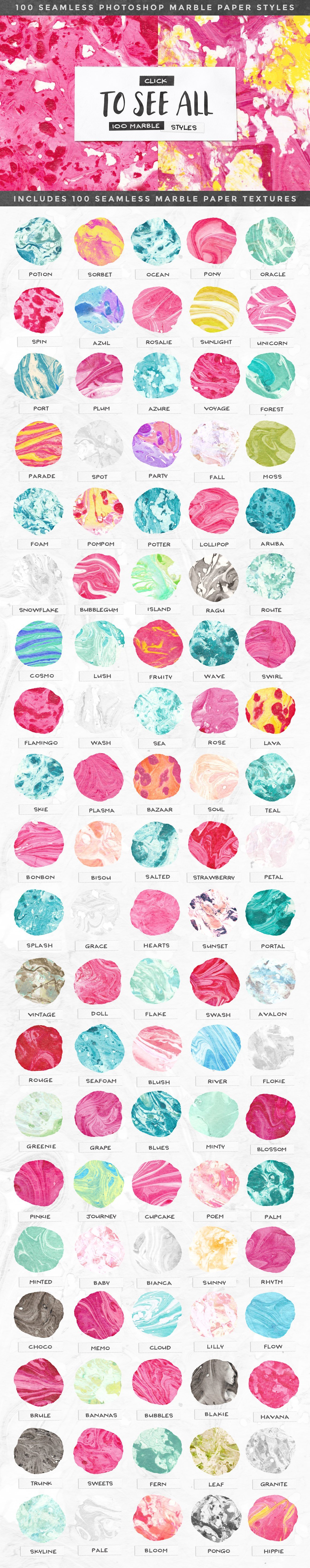 100 Photoshop Marble Paper Layer Styles