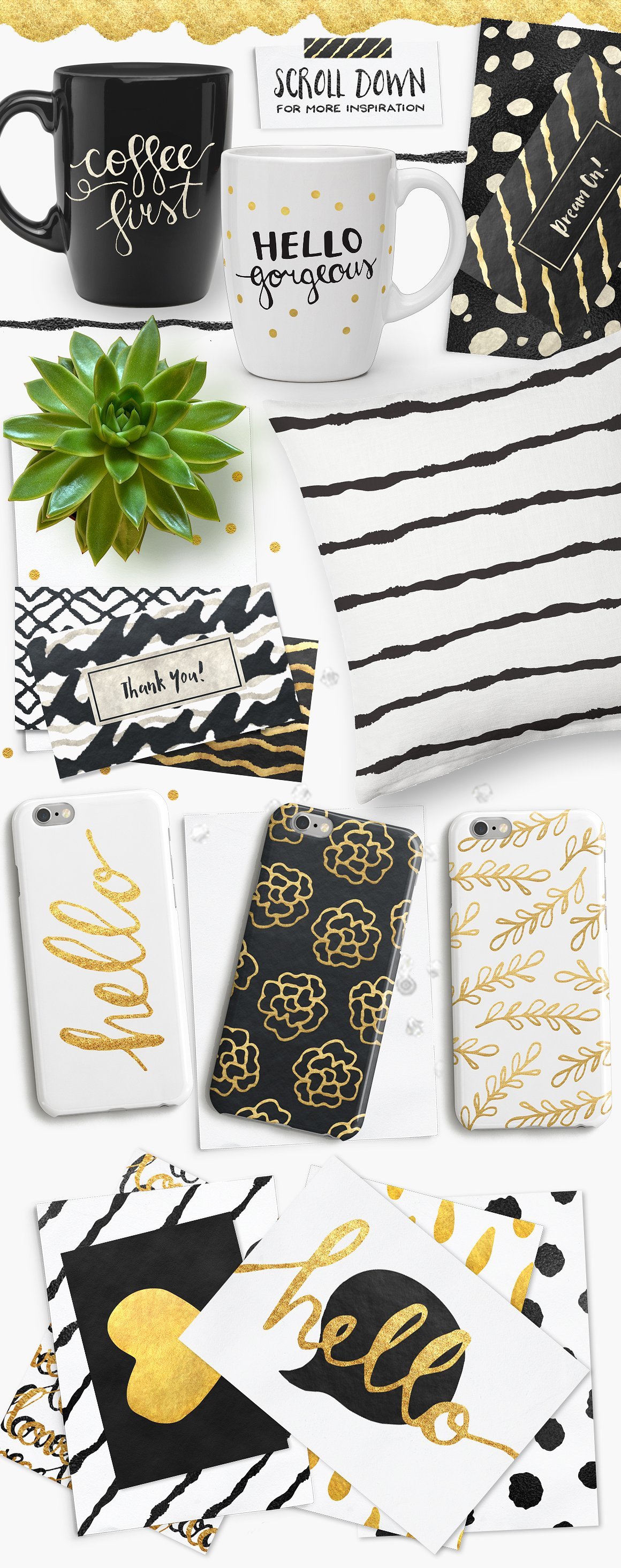 80 Gold Foil Styles