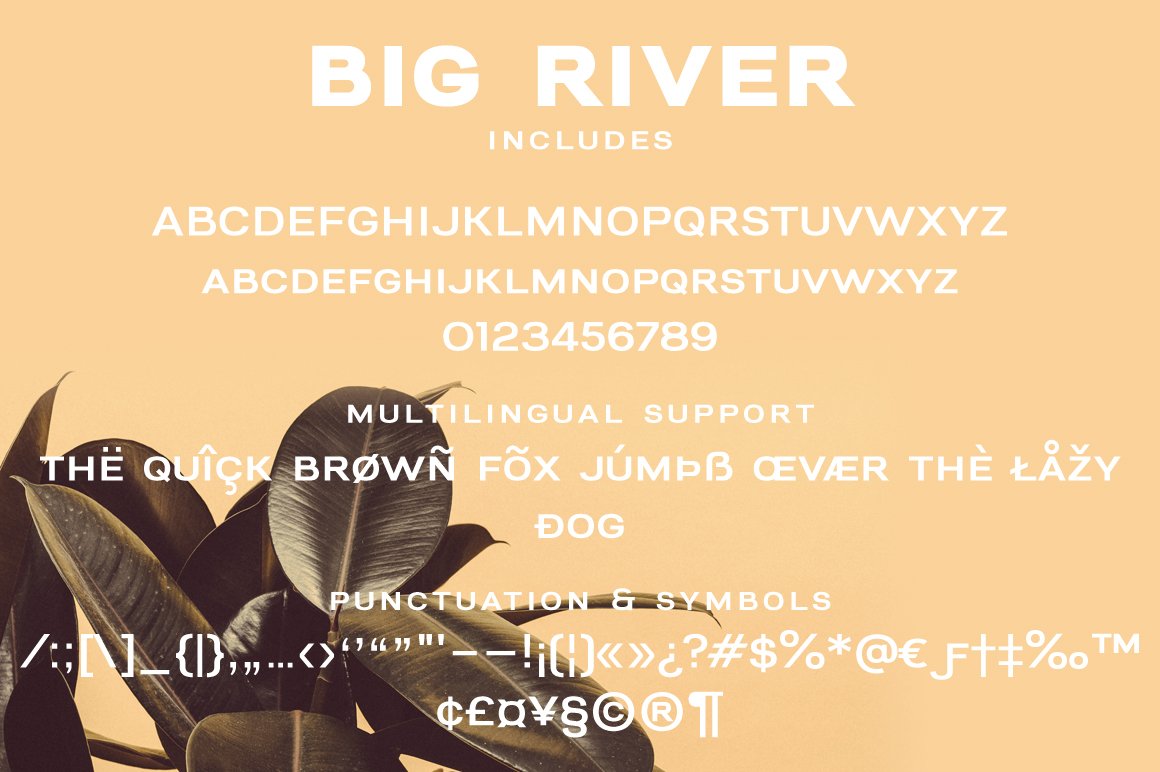 Big River Sans & Script Font Duo