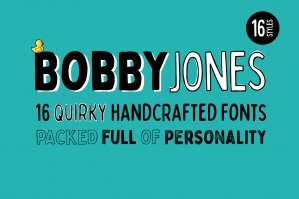 Bobby Jones Font Family