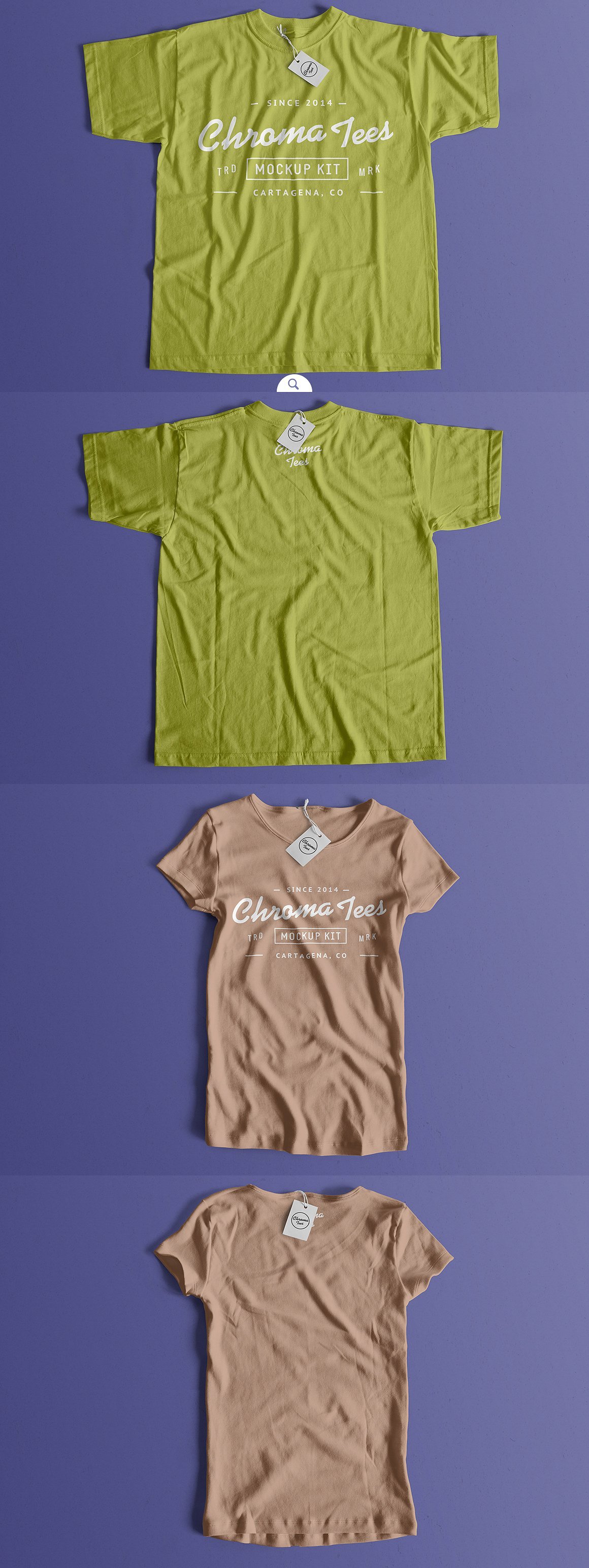 Chromatees Mockup T-Shirts