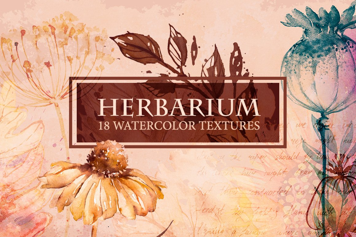 Herbarium - Watercolor Textures