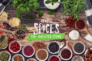 Herbs & Spices - Isolated Food Items
