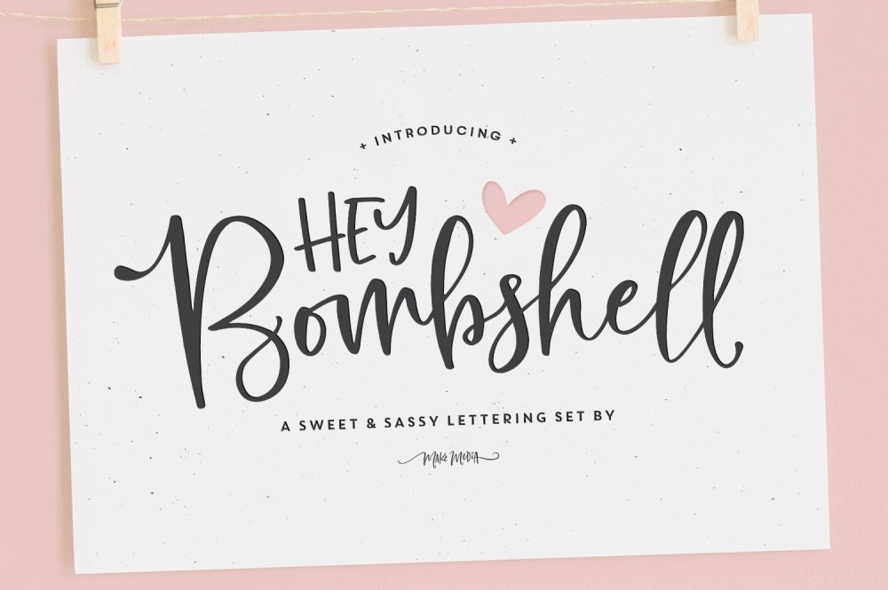 Hey Bombshell Font Family