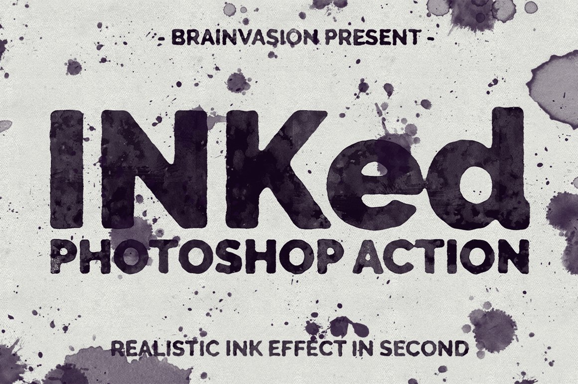 INKed - Photoshop Action