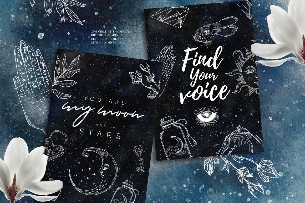 Lunare Mysterious Graphic Set