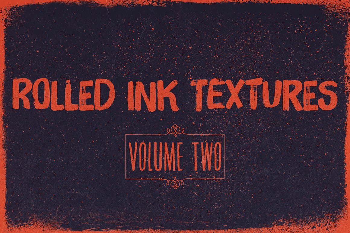 Rolled Ink Textures Volume 2