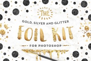 Photoshop Gold Foil Kit Essentials + Bonus