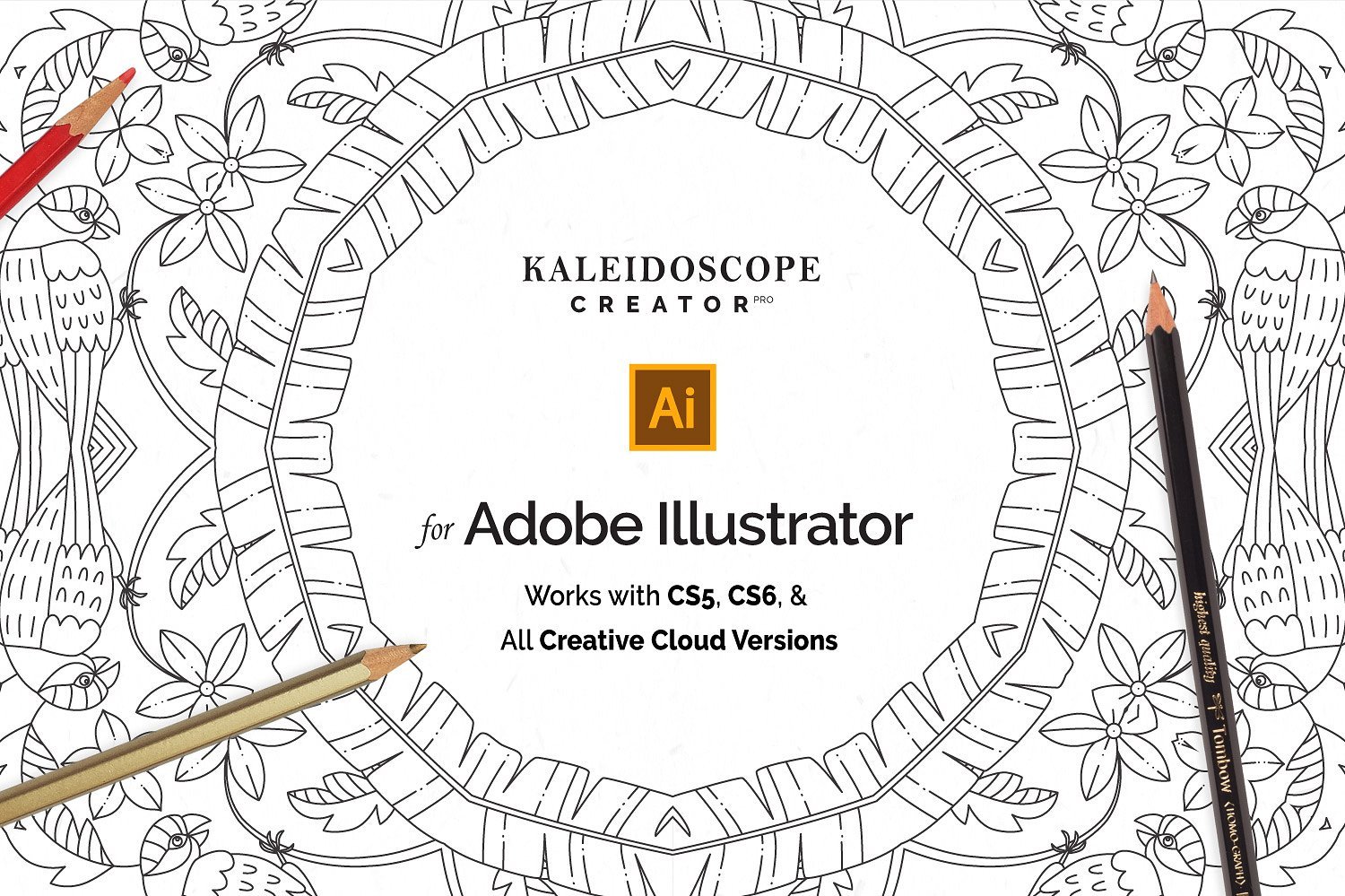 Vector Kaleidoscope for Adobe Ai