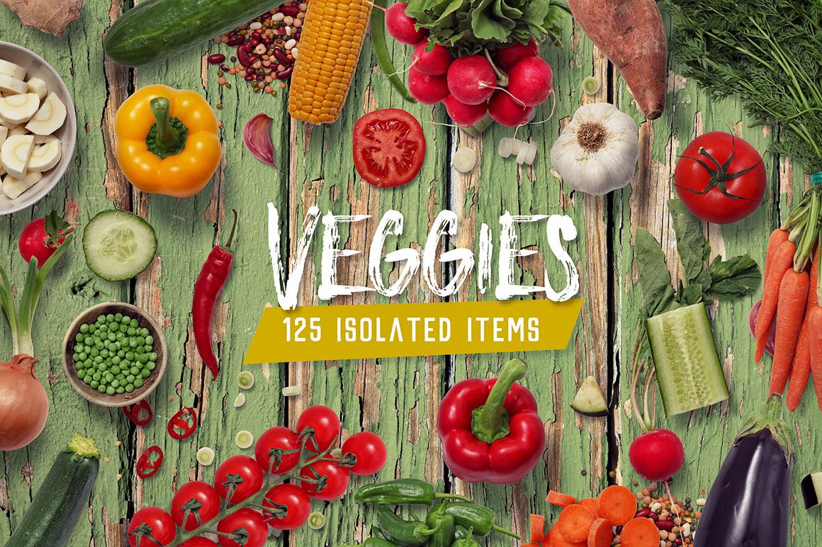 Veggies - Isolated Food Items
