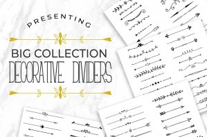 Big Collection Decorative Dividers