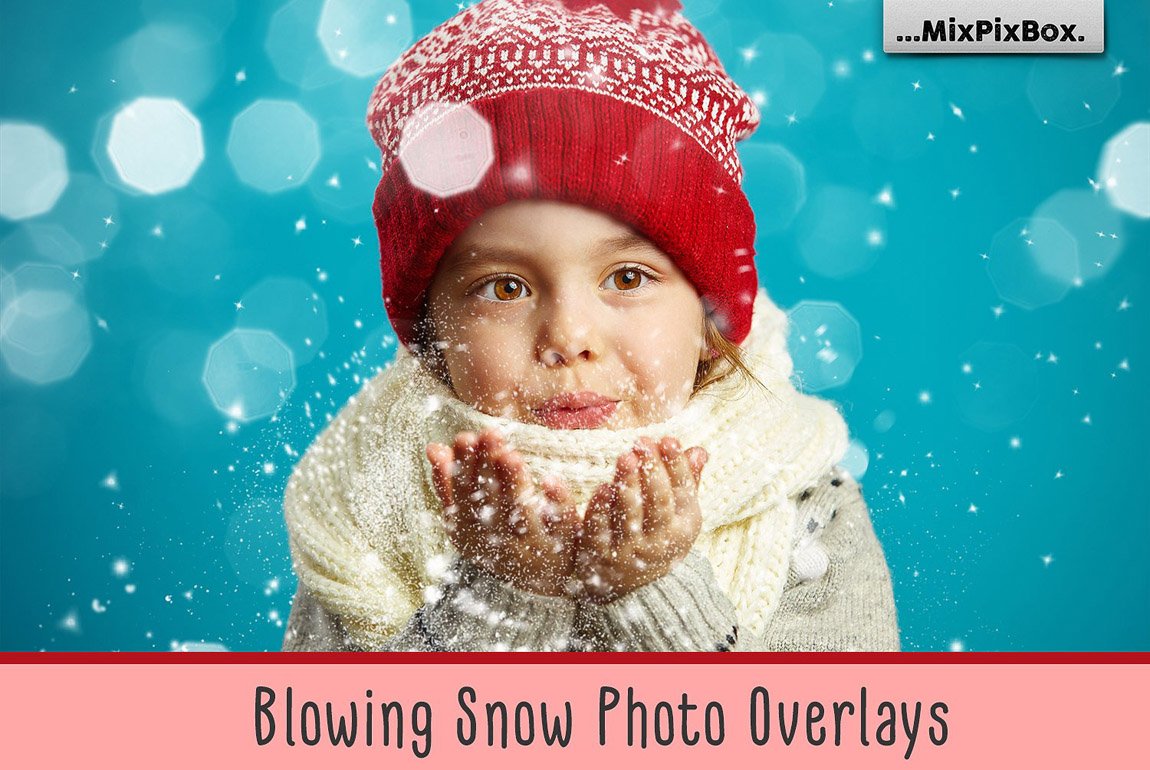 Blowing Snow Photo Overlays