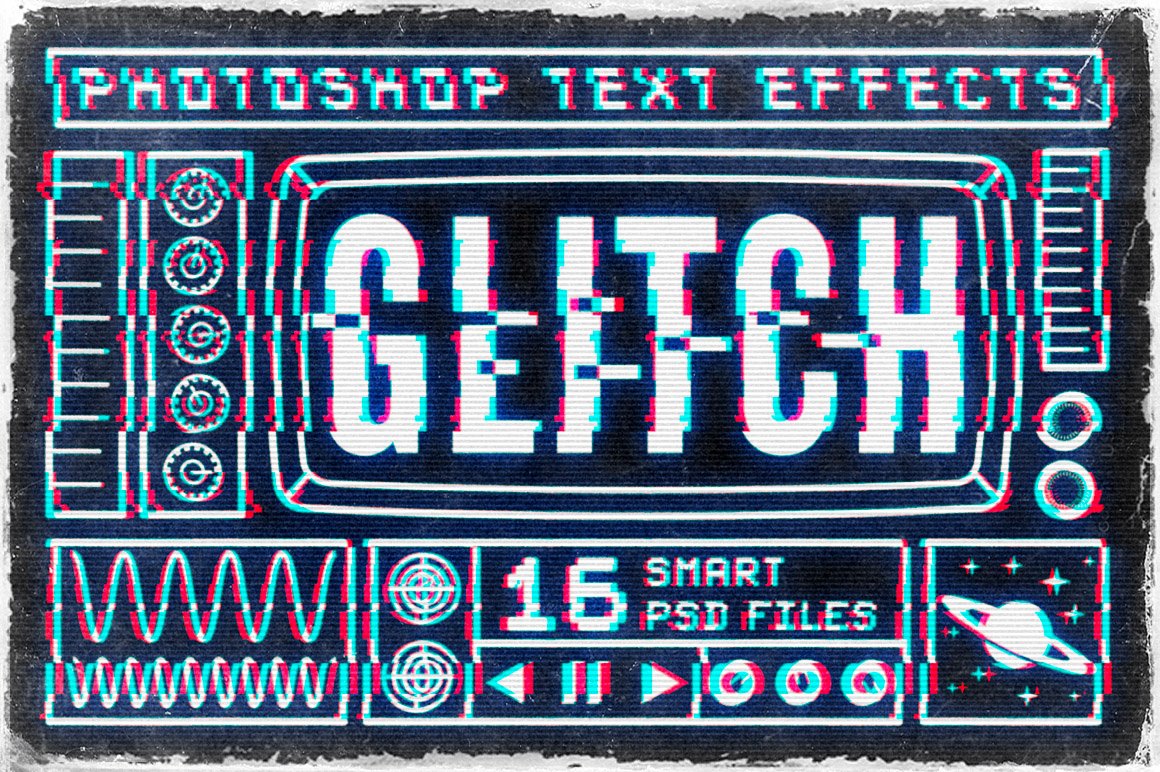 øjeblikkelig Bred vifte Indsigt Glitch Text Effects - Design Cuts