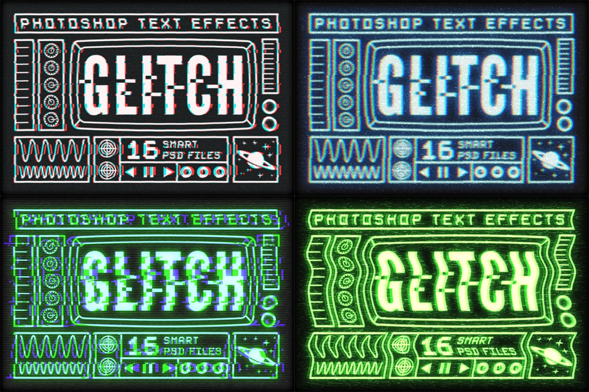 Glitch Text Effects