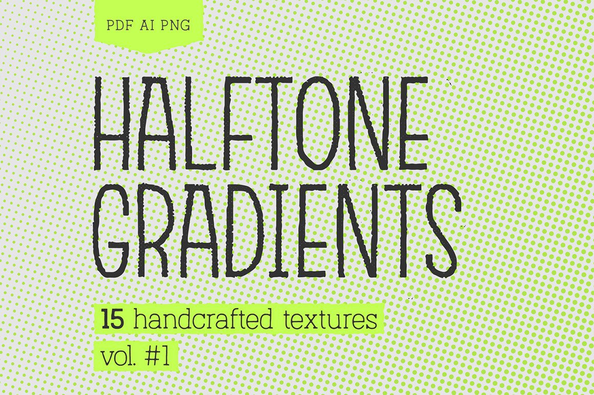 Halftone Gradients Vol.1 Texture Pack