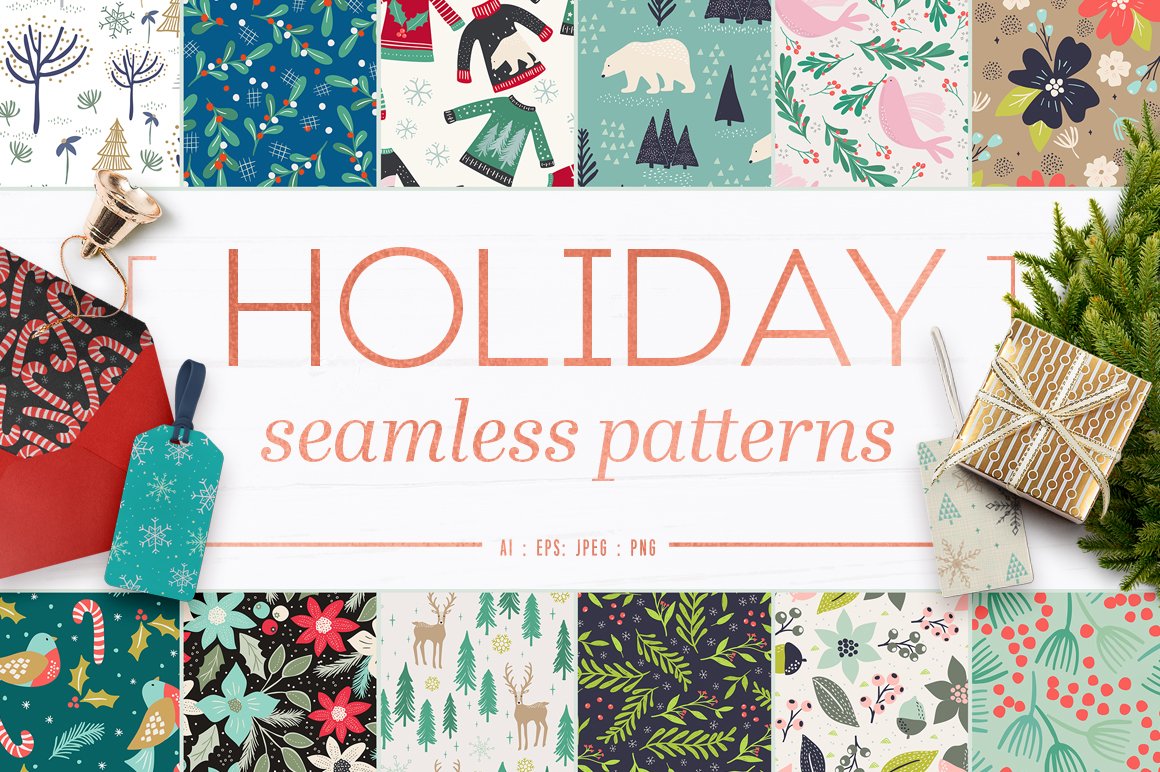 Holiday Seamless Patterns